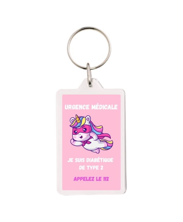 Porte-clés DT2 - Licorne