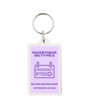 Porte-clés DT2 - Violet