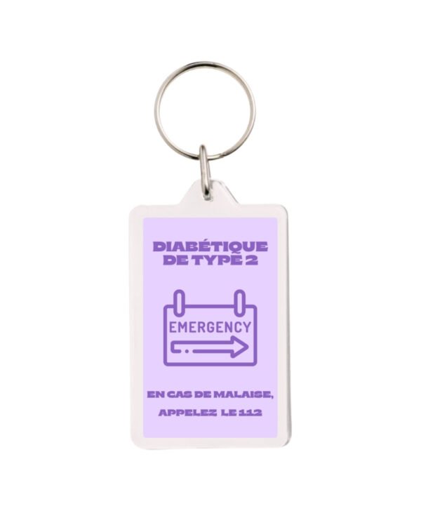 Porte-clés DT2 - Violet