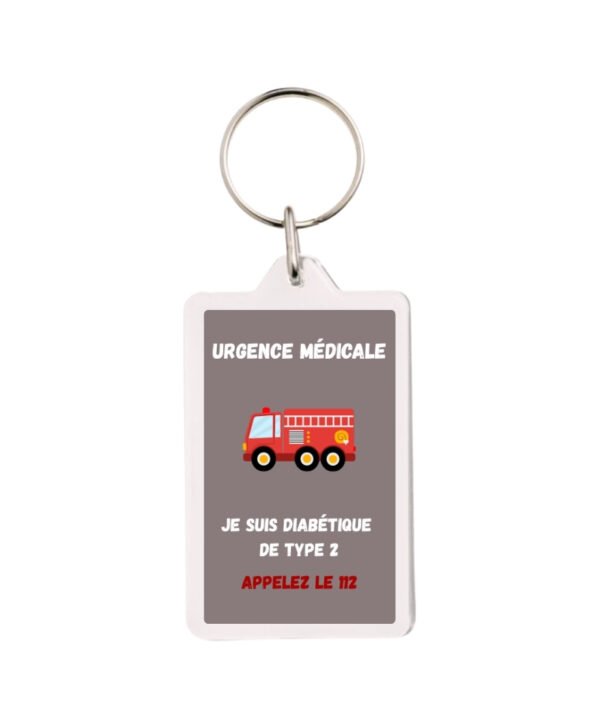 Porte-clés DT2 - Camion de Pompier