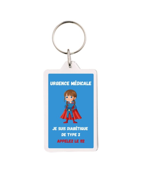 Porte-clés DT2 - Super-Héros Fille