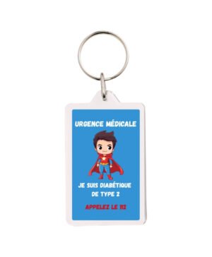 Porte-clés DT2 - Super-Héros Garçon