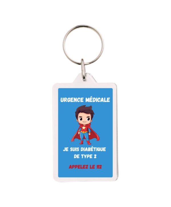 Porte-clés DT2 - Super-Héros Garçon