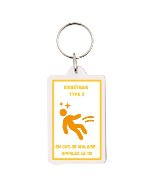 Porte-clés DT2 - Jaune