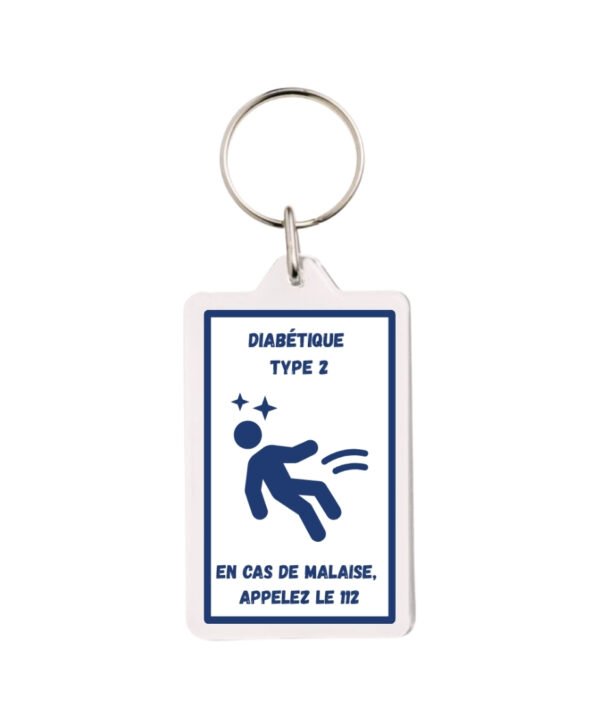 Porte-clés DT2 - Bleu