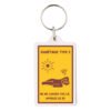 DT2 - Image Porte clés (9) Porte-clés DT2 - "Ne me laissez pas là" Jaune/Marron