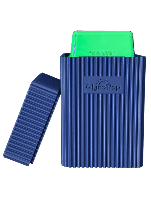 Cache DASRI Bleu Marine