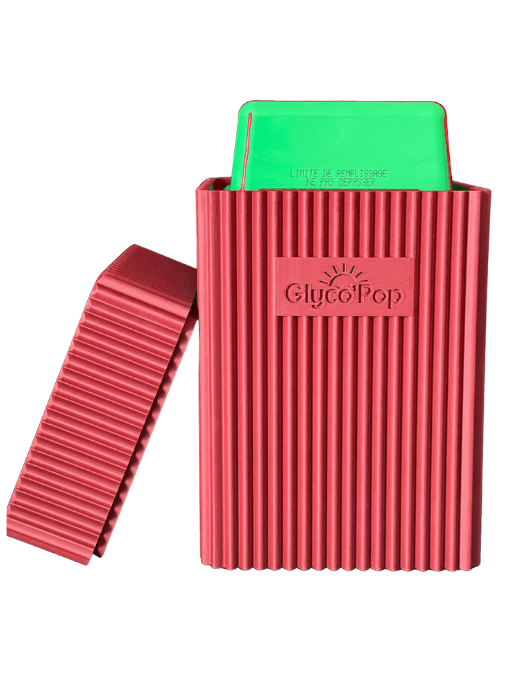 Cache DASRI Rouge Framboise