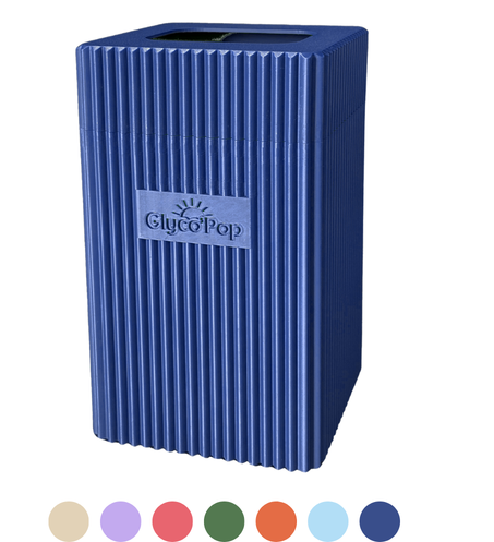 Cache DASRI Bleu Marine