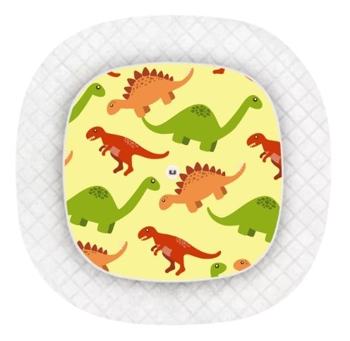 Stickers Medtronic Simplera Sync -  Fond Dinosaures
